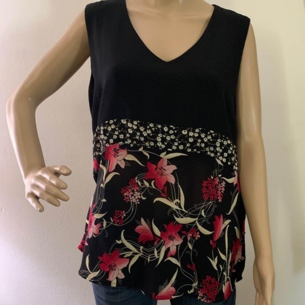 Axcess Like New Summer sleeveless Black Colorfu